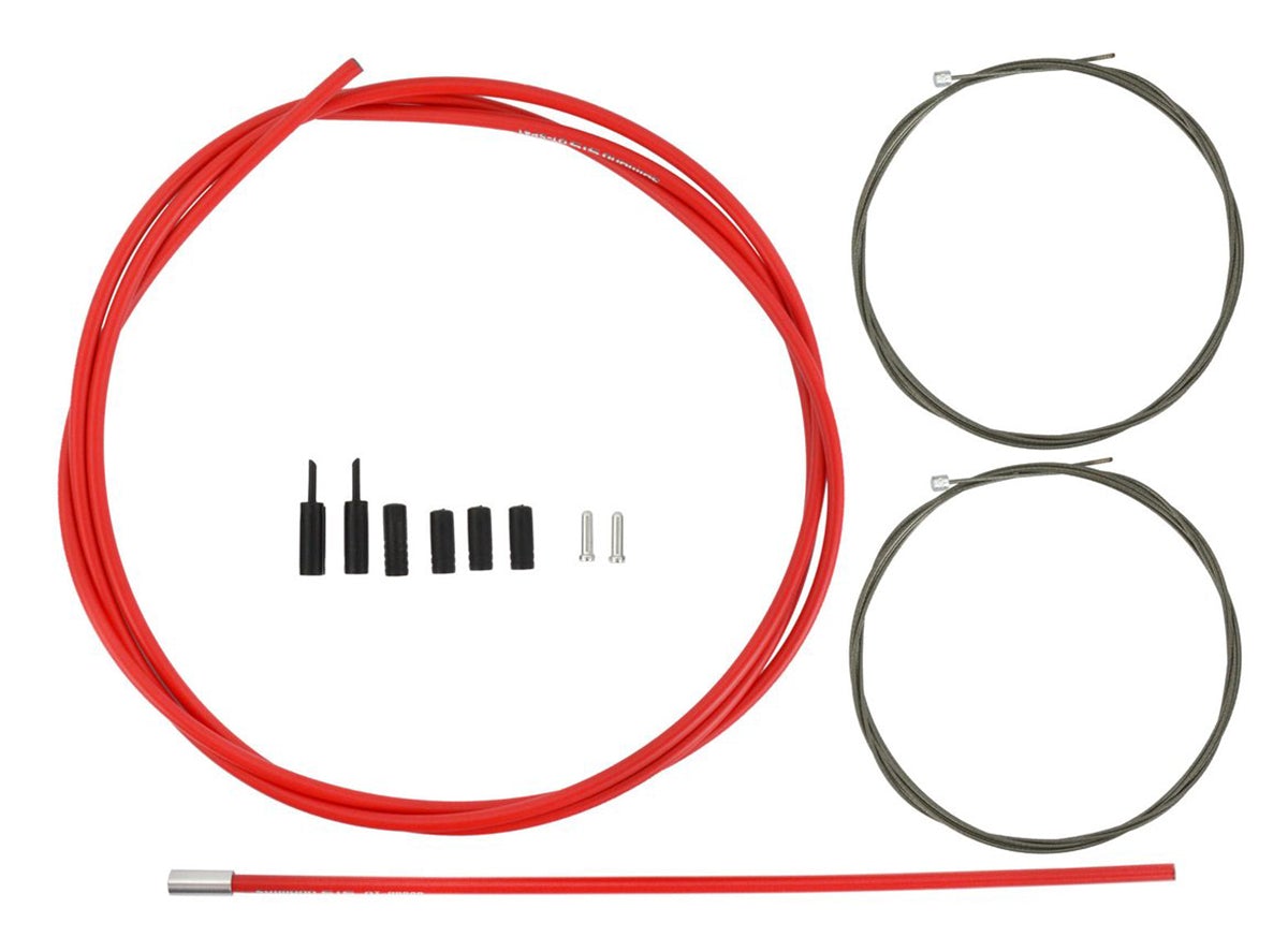 Shimano R7000 Optislick Shift Cable Set - Red Red