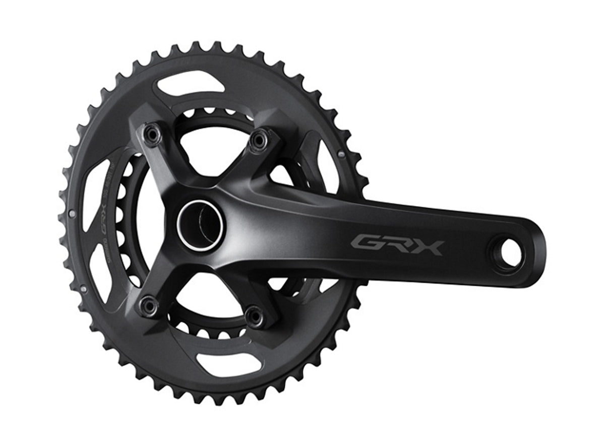 Shimano RX600 GRX 10 Spd Double Crankset Black 165mm - 46-30t No BB