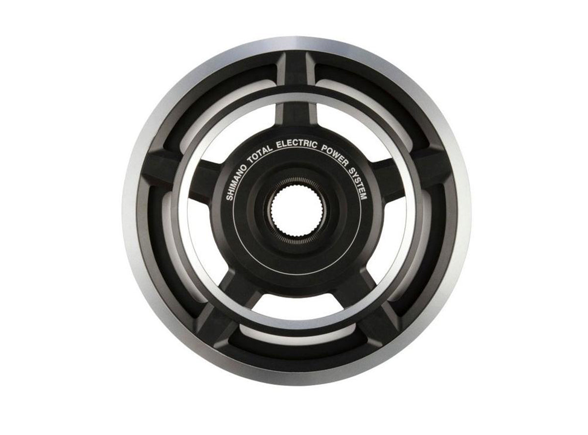 Shimano STEPS CITY CRE60 Chainring Black 38t Double - With Chainguard