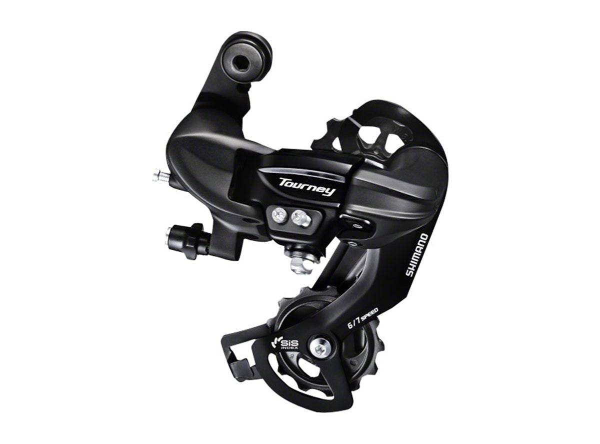 Shimano Tourney TY300 6/7 Spd MTB Rear Derailleur Black SGS - Long Cage