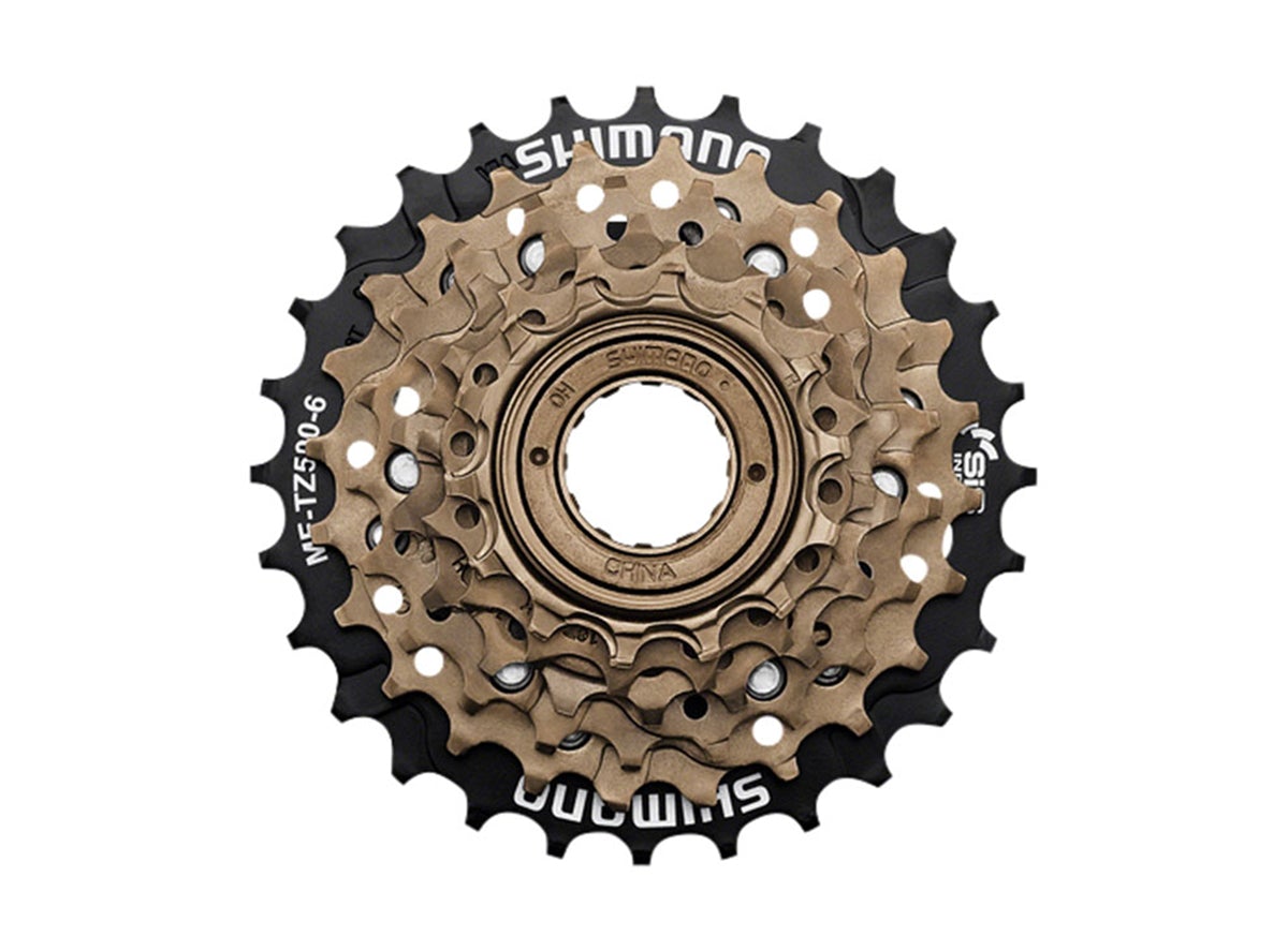 Shimano Tourney TZ500 6 Spd Freewheel Bronze - Black 14-28t