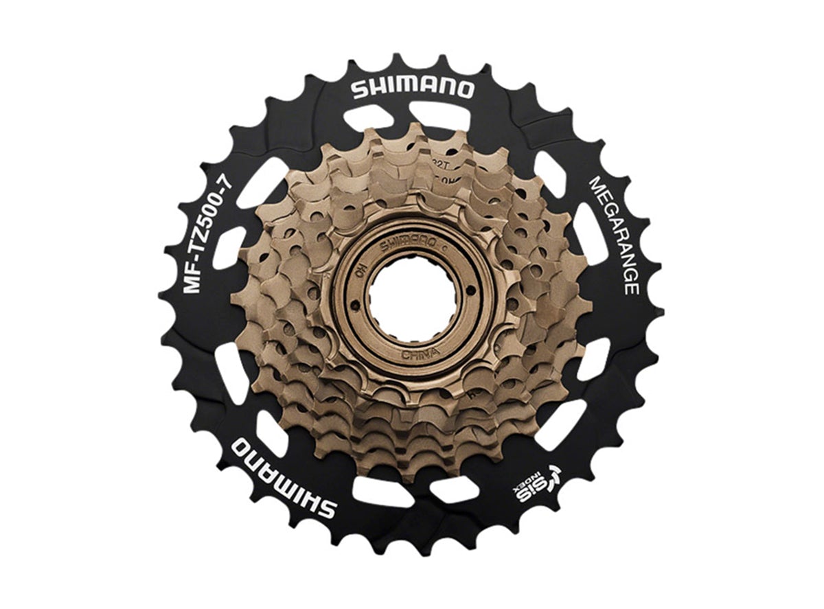 Shimano Tourney TZ500 7 Spd Freewheel Bronze - Black 14-28t