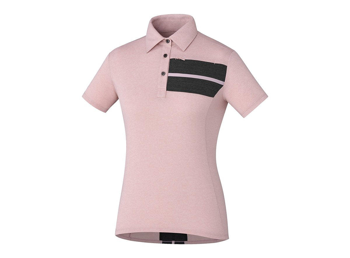 Shimano Transit Polo - Womens - Mauve Mauve Large