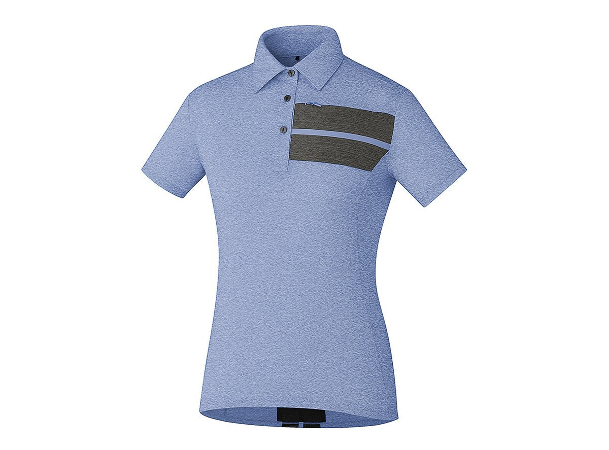 Shimano Transit Polo - Womens - Purple Purple Large