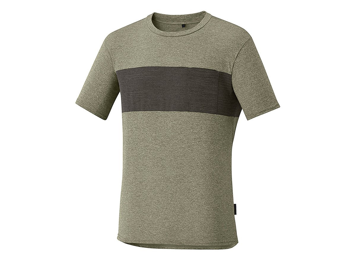 Shimano Transit Tee - Green Green Large