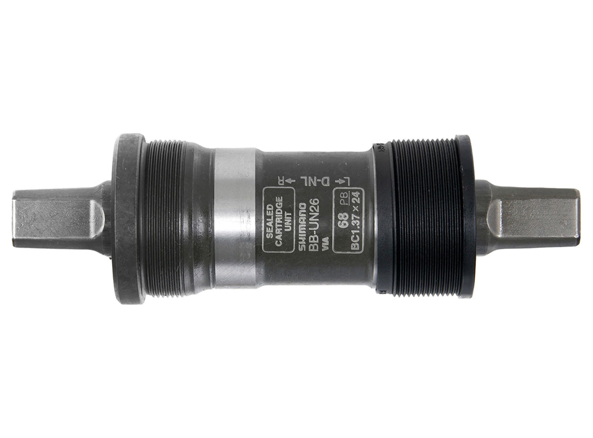 Shimano UN26 Square Taper Bottom Bracket Black - Silver 68 x 110mm Without Fixing Bolt