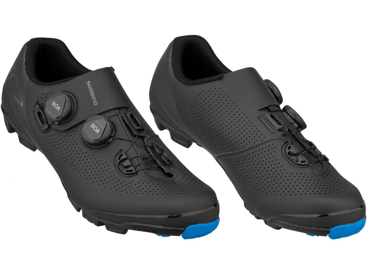 Shimano XC7 MTB Shoe - Wide - Black - 2019 Black EU 41
