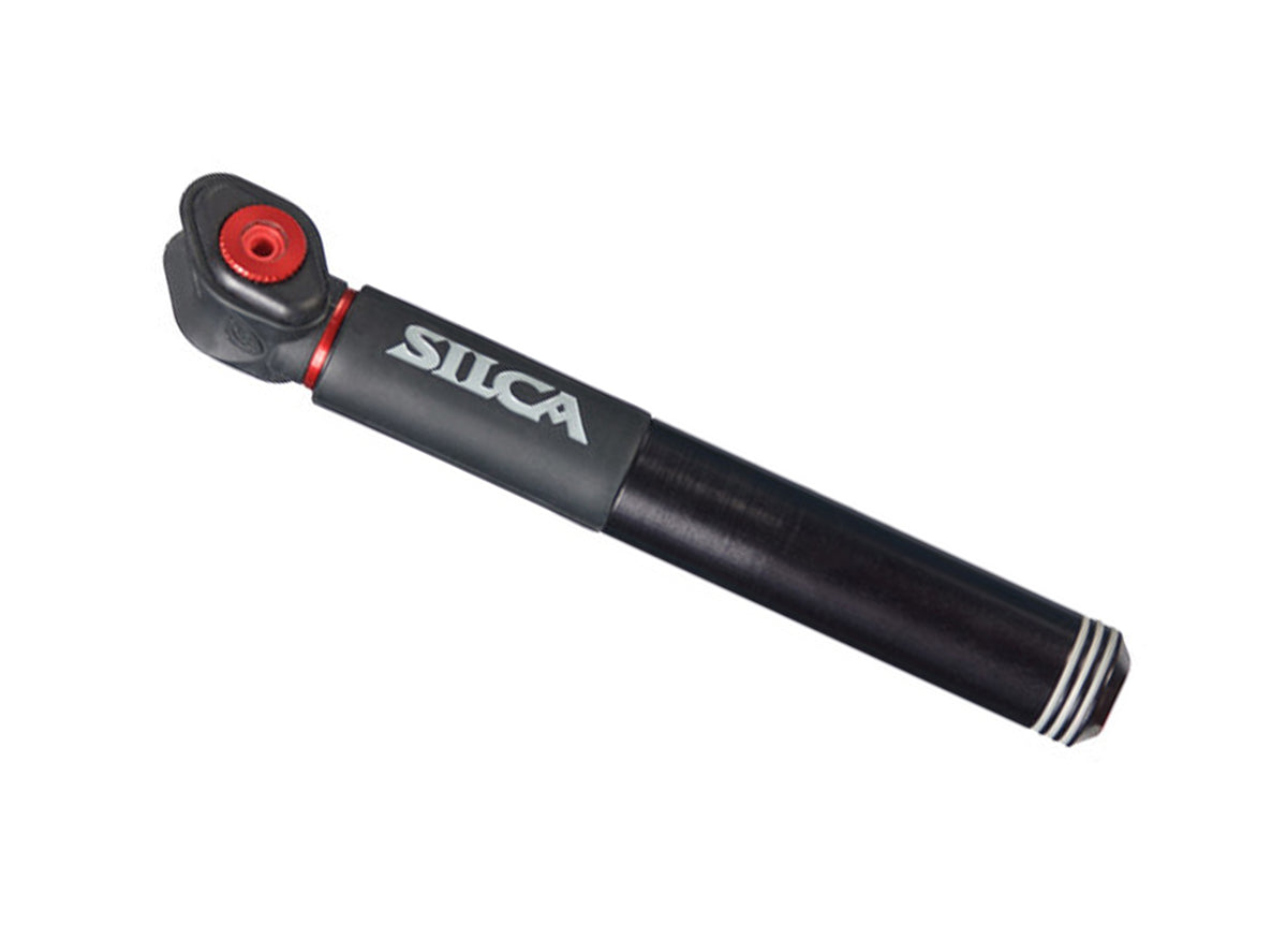Silca Pocket Impero Mini Pump - Black Anodized Black Presta / Schrader