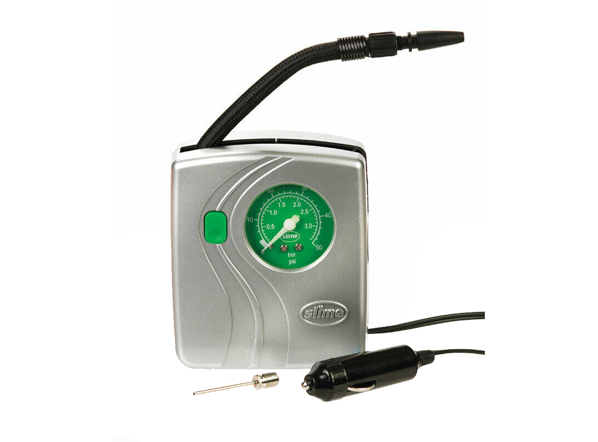 Slime Tire Top Off Electric Air Pump Gray Schrader