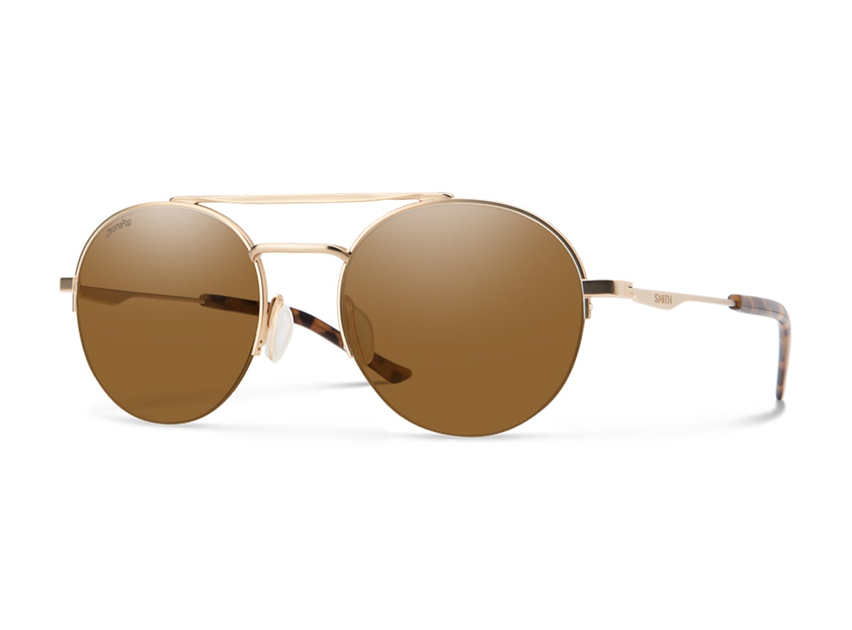Smith Transporter Sunglasses - Matt Gold Matt Gold Brown ChromaPop Polarized Lens