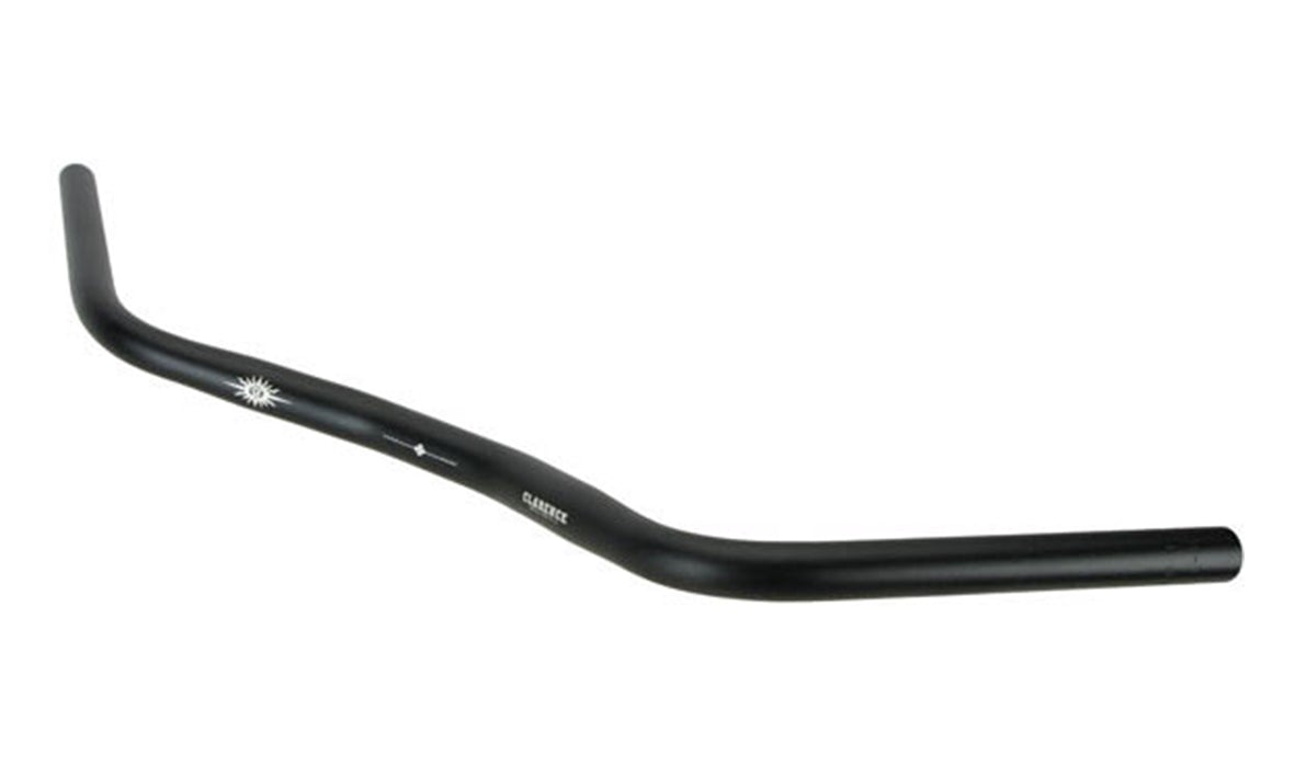 Soma Clarence Alloy Handlebar - Black Black 31.8mm - 670mm