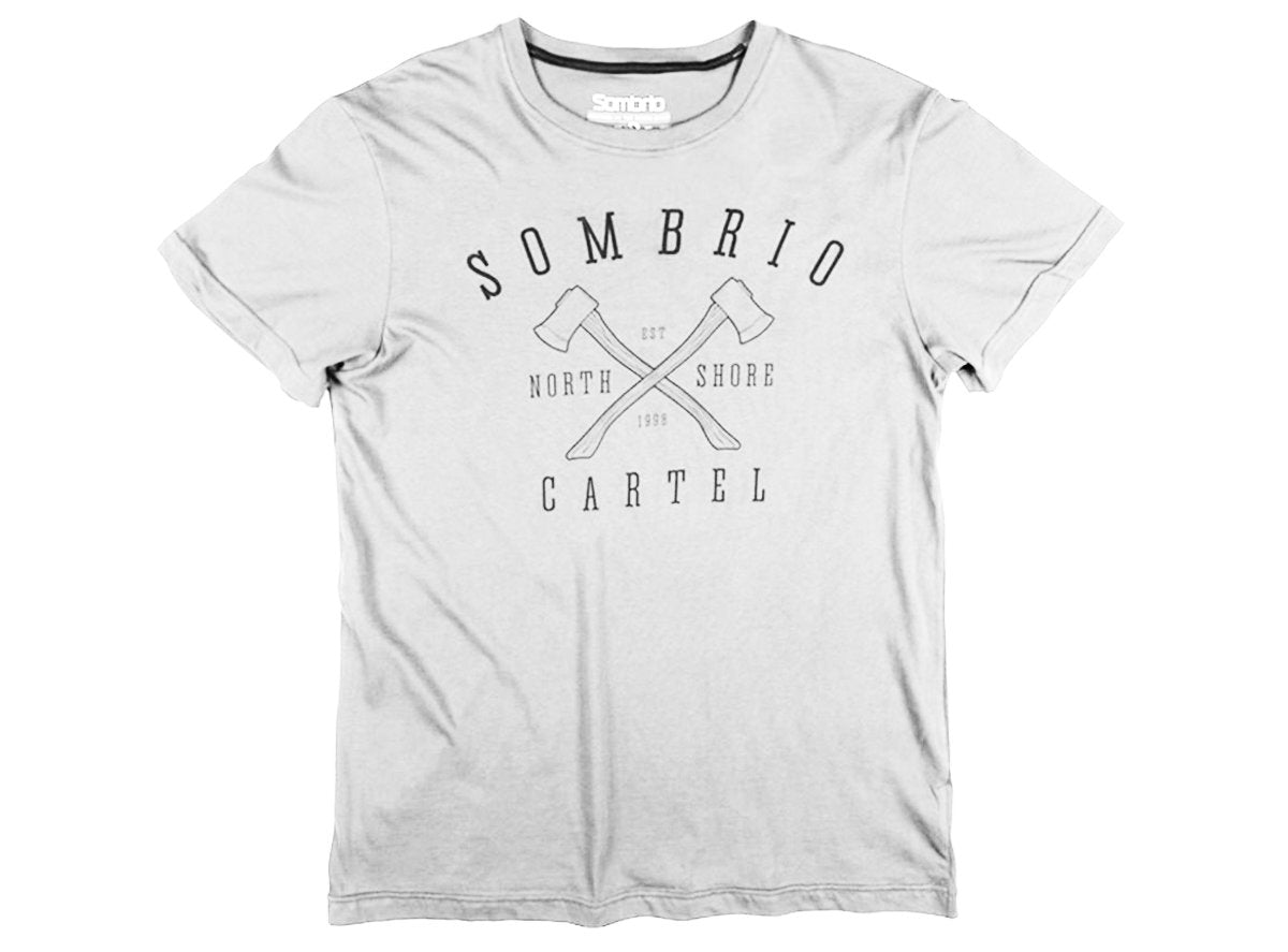 Sombrio Axes Tee Shirt - White White Large