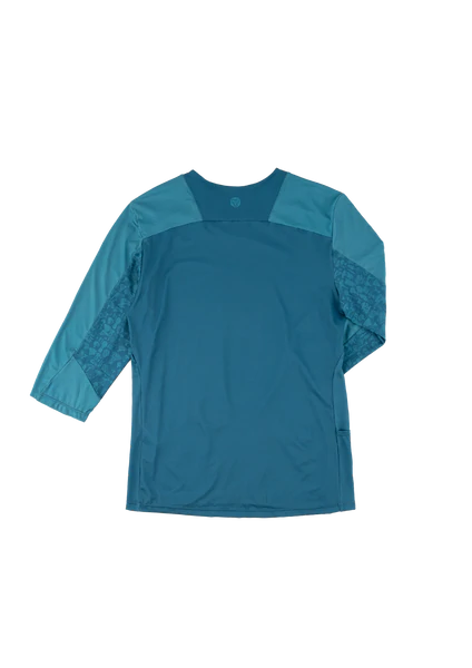 Sombrio Altitude 2 Long Sleeve MTB Jersey - Boreal Blue-Midnight Blue