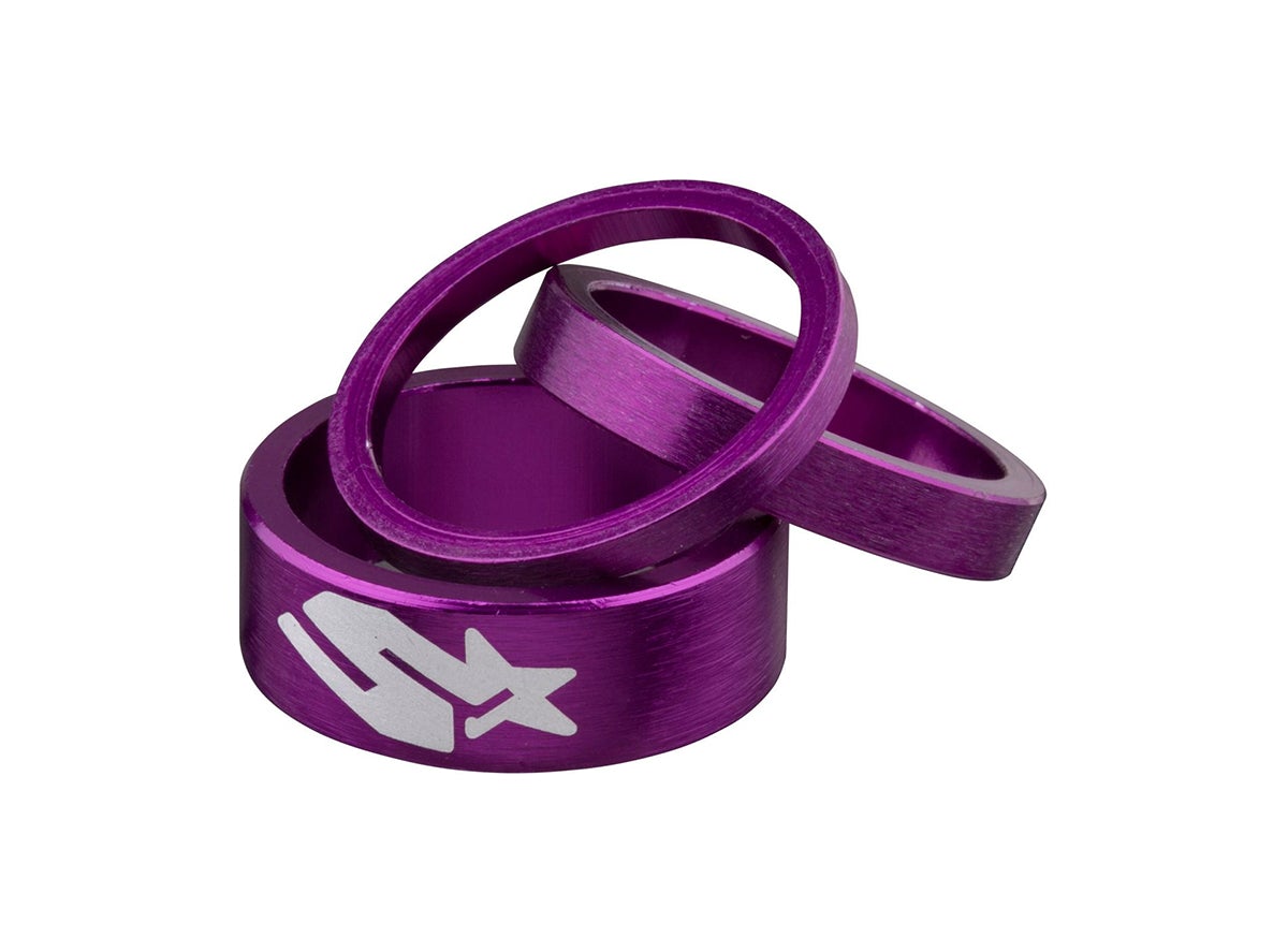 Spank Headset Spacer Kit - Purple Purple 1.1/8"