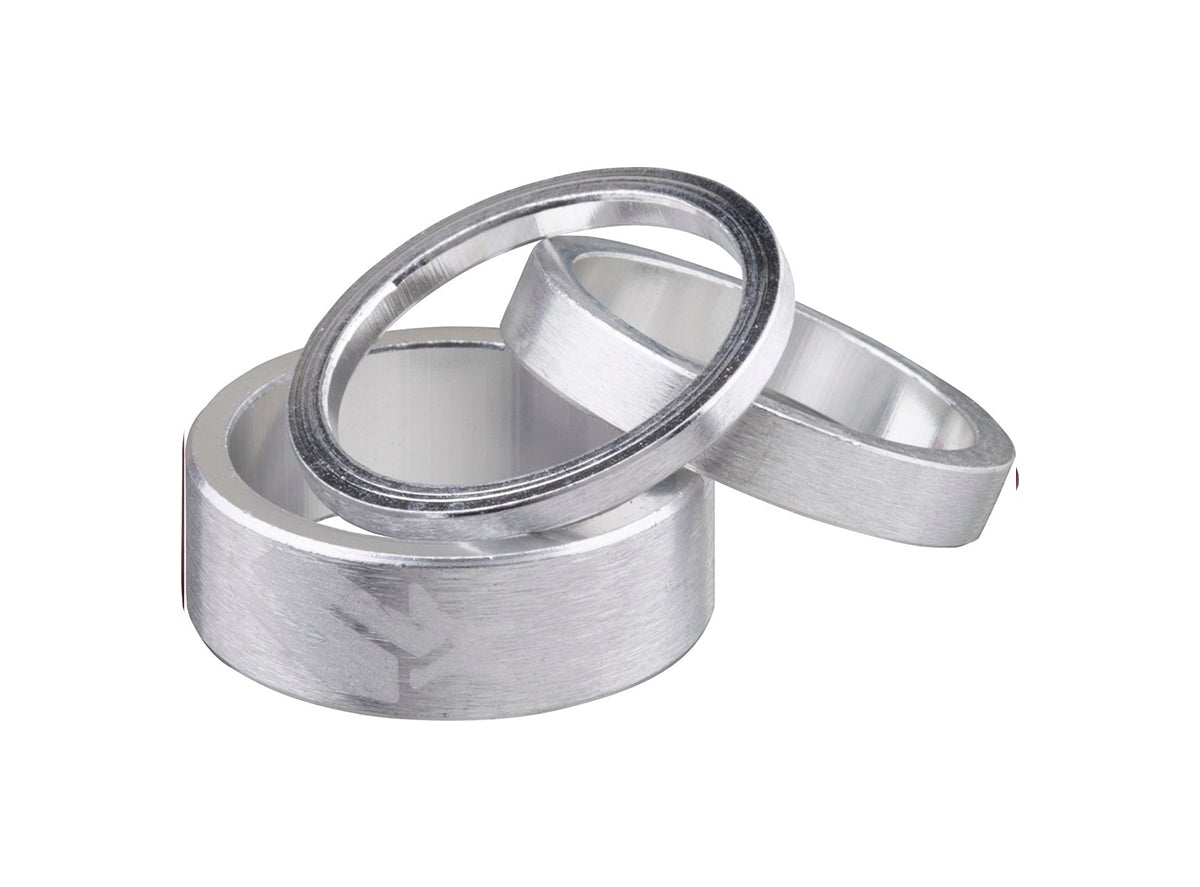 Spank Headset Spacer Kit - Silver Silver 1.1/8"