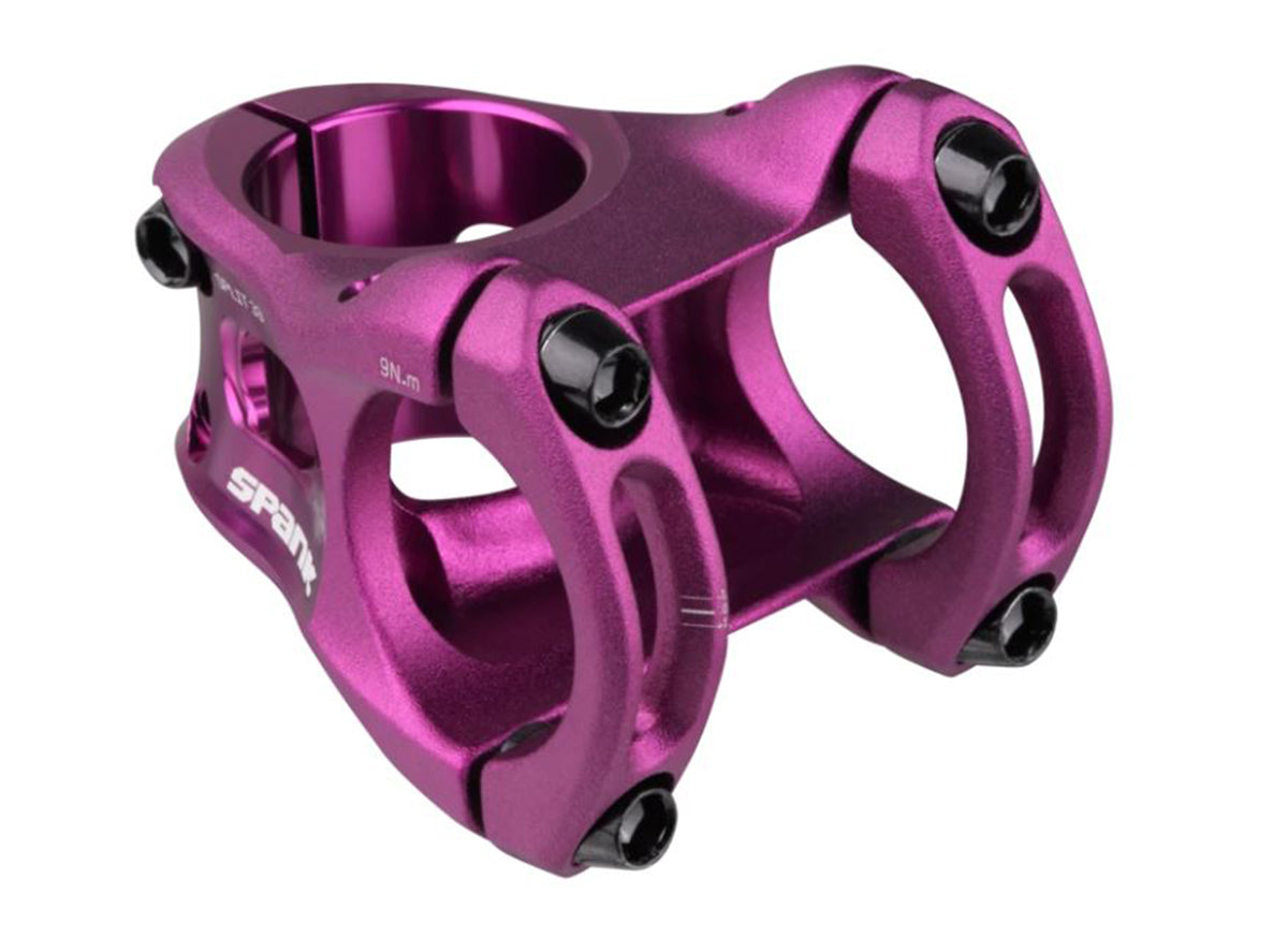 Spank Split 31.8 MTB Stem - Purple Purple 1.1/8" 33mm