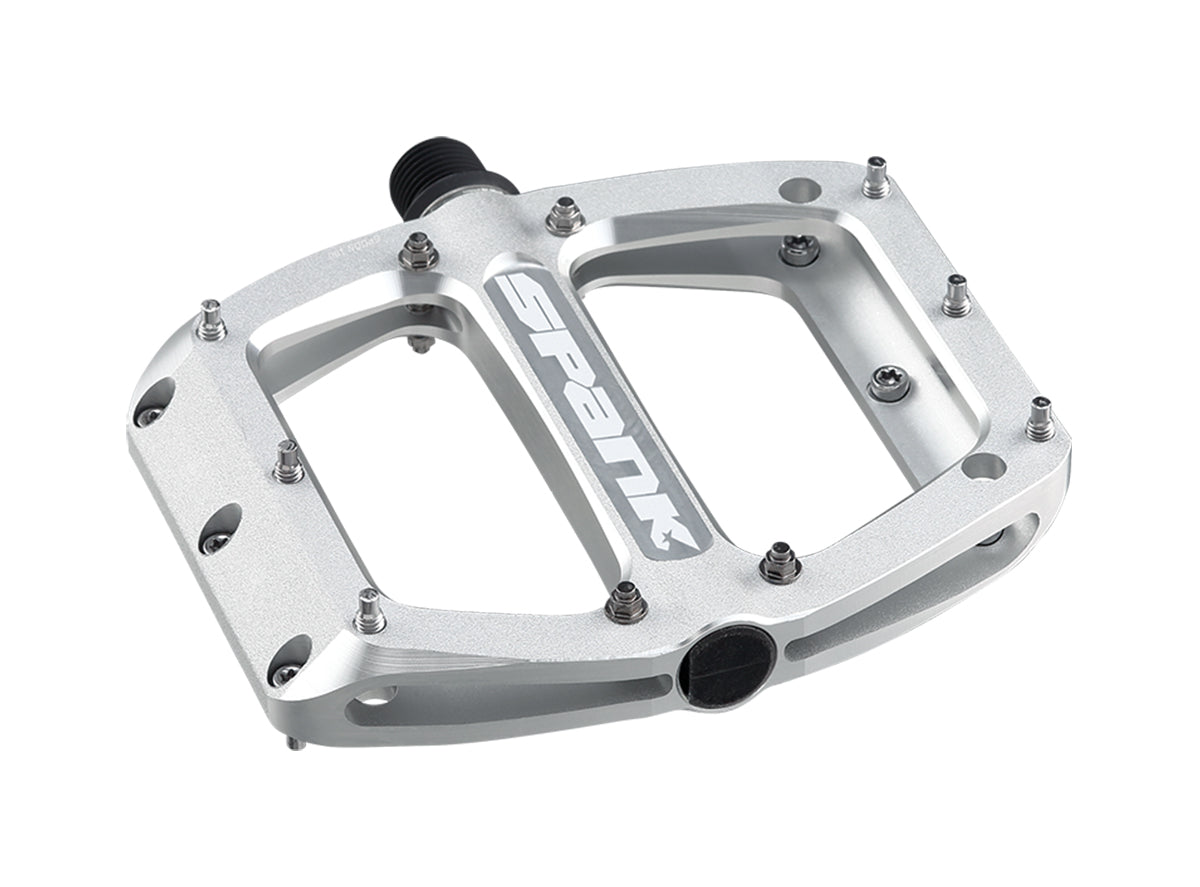 Spank Spoon 100 Pedals - Raw Silver Raw Silver