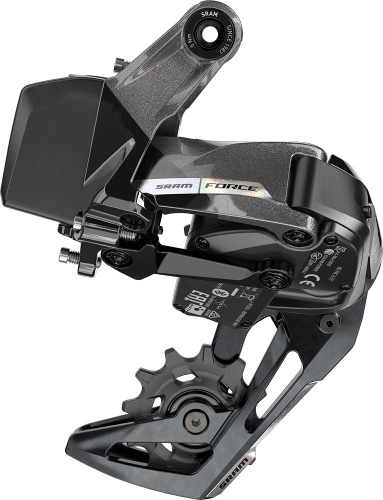 SRAM Force XPLR AXS D2 12 Spd Rear Derailleur - Unicorn Gray-Laser 