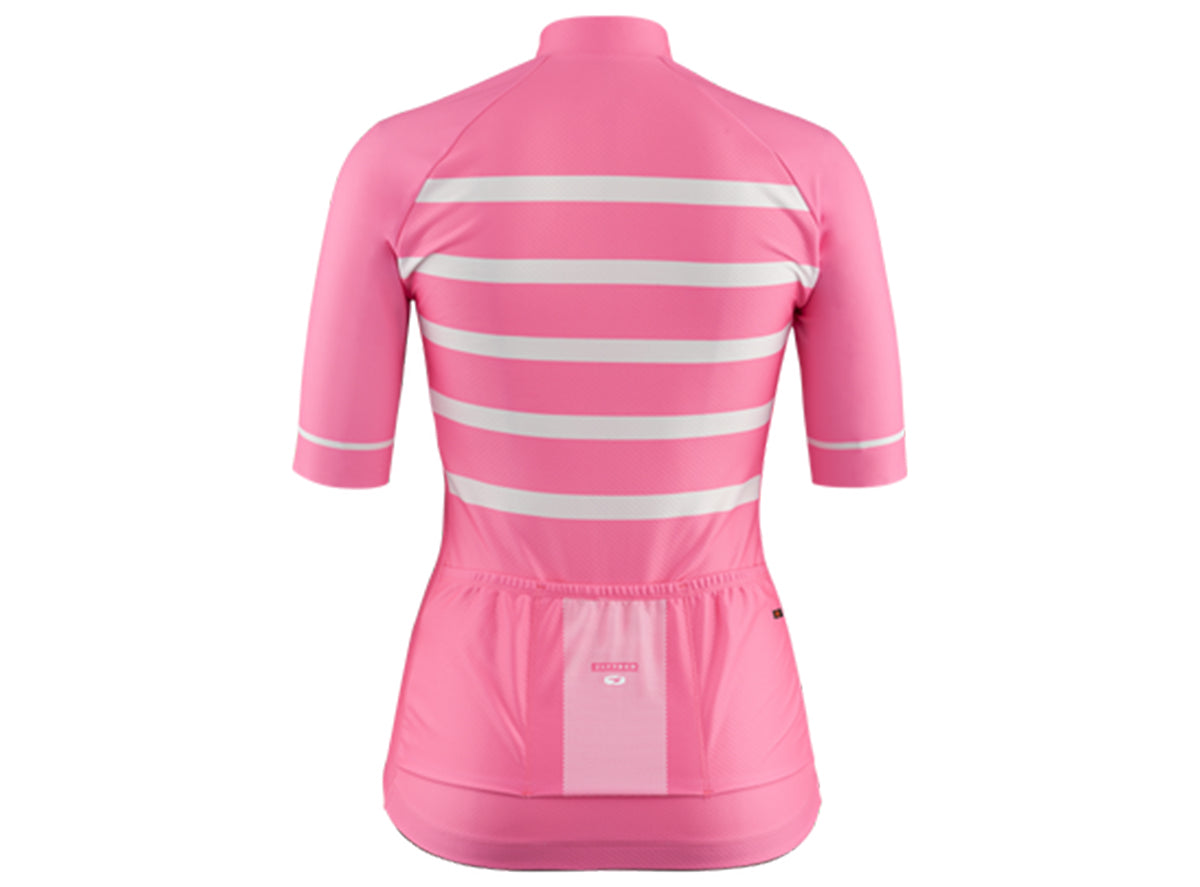 Sugoi Essence Print Short Sleeve Jersey - Womens - Nautical Pink