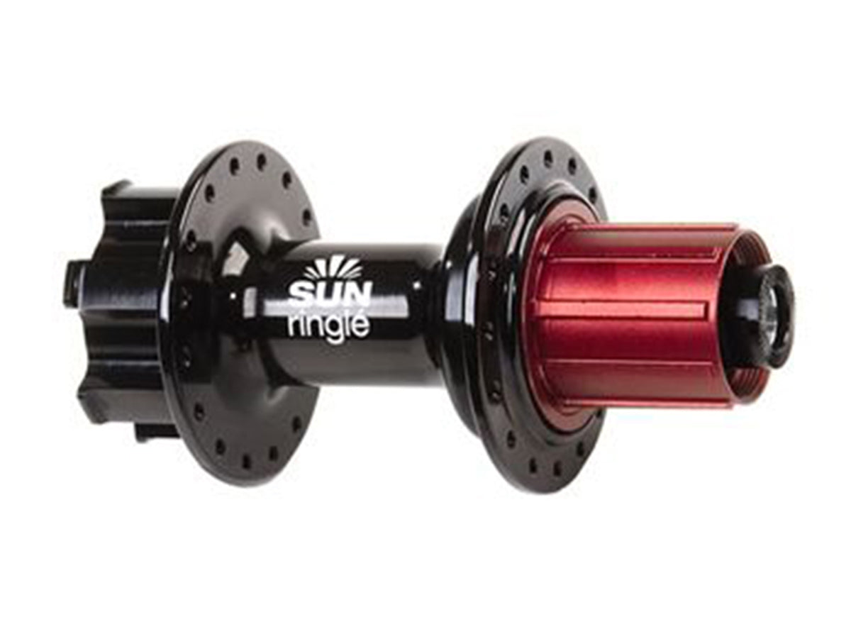 Sun Ringle Jumping Flea MTB Disc Hub - Rear - 32h - 150x12mmTA - Black Black 12x150mmTA 32h