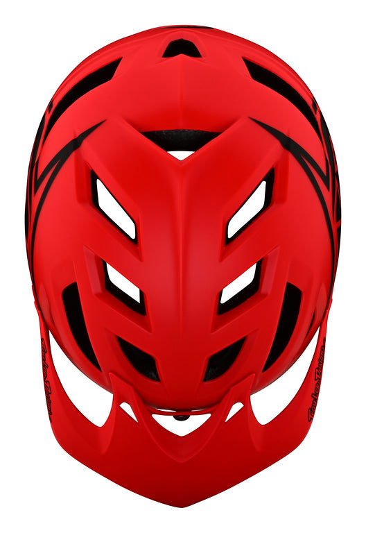 Troy Lee Designs A1 MTB Helmet - Drone - Fire Red - 2022