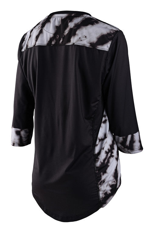 Troy Lee Designs Mischief 3/4 Sleeve MTB Jersey - Womens - Tie Dye - Black