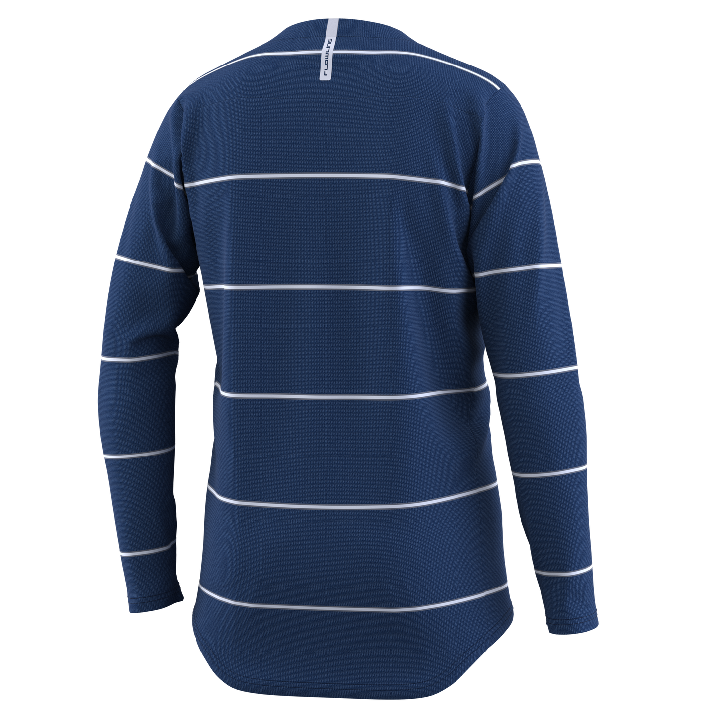 Troy Lee Designs Flowline Long Sleeve MTB Jersey - Revert - Youth - True Blue - 2023