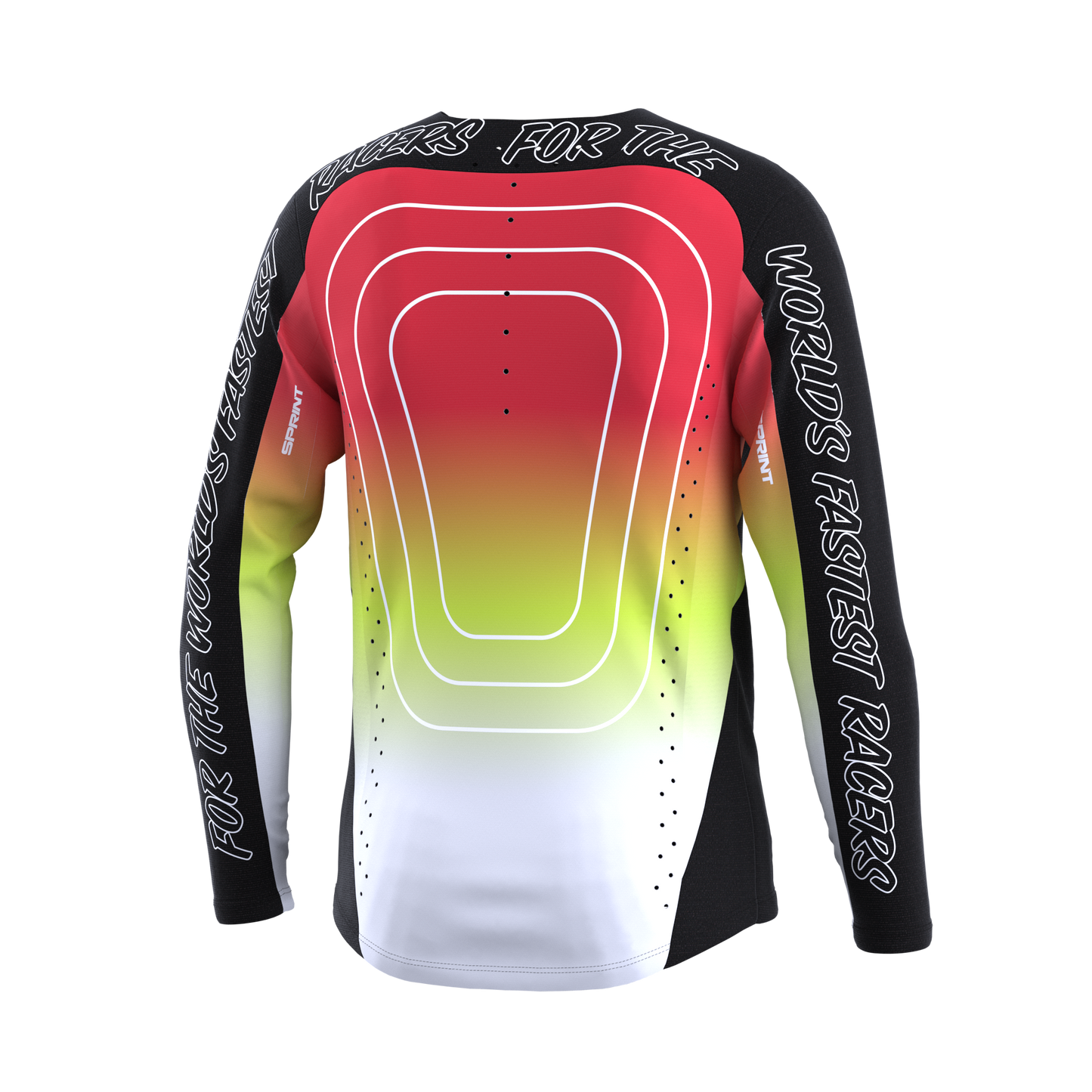 Troy Lee Designs Sprint Long Sleeve MTB Jersey - Richter - Youth - Black - 2023