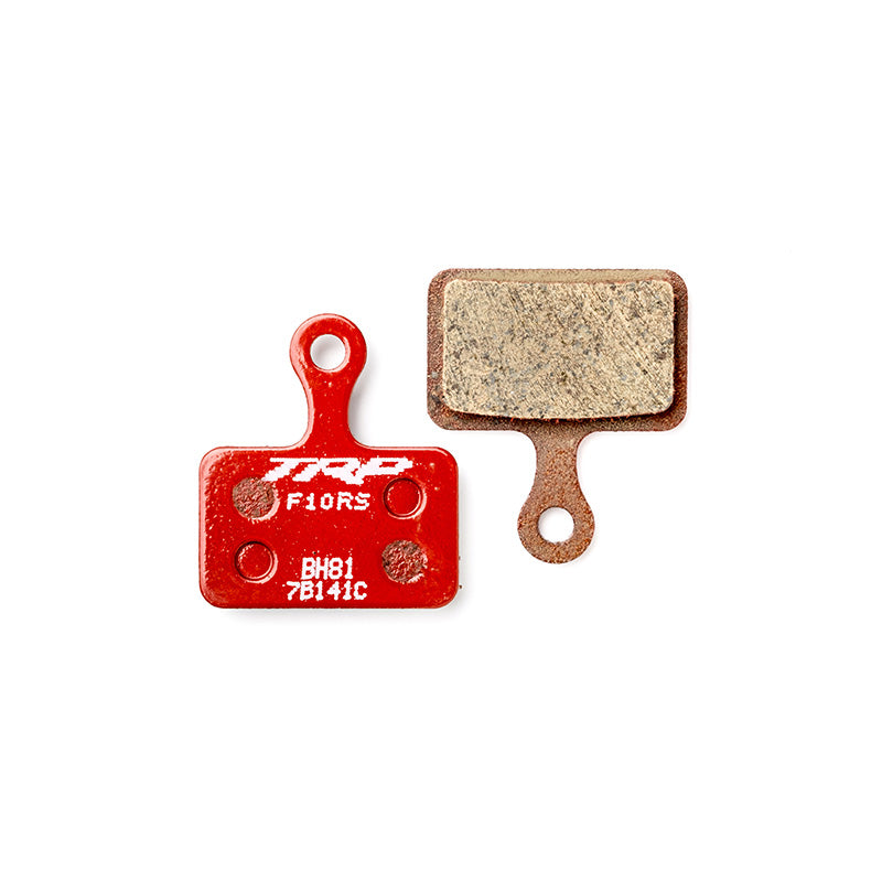 TRP Hylex Flat Mount Road Brake Pads - Semi-Metallic Red Fits: Hylex FM and TT Disc.
