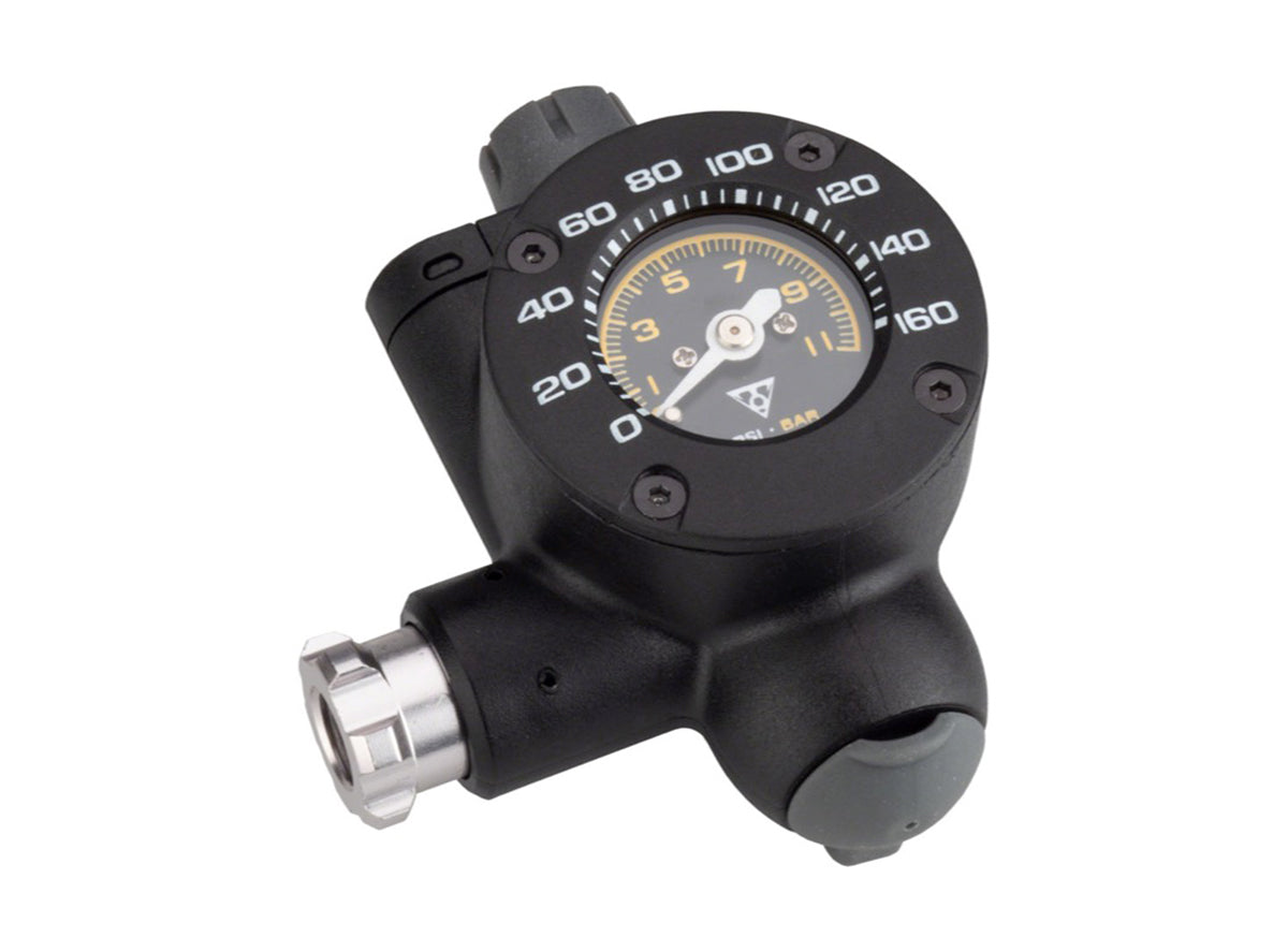 Topeak Airbooster G2 CO2 Inflator Black Presta / Schrader With Gauge