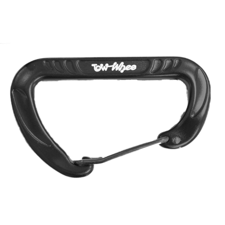 TowWhee Extra Mini Carabiner - Black Black