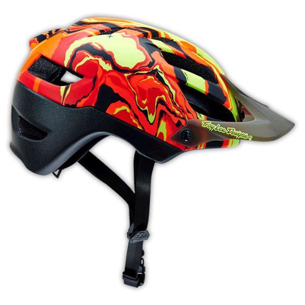 Troy Lee Designs A1 MTB Helmet - Galaxy - Red Galaxy Red X-Small/Small