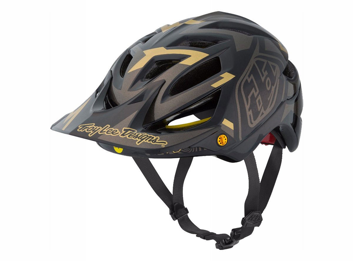 Troy Lee Designs A1 MIPS MTB Helmet - Vertigo - Black Black Medium/Large