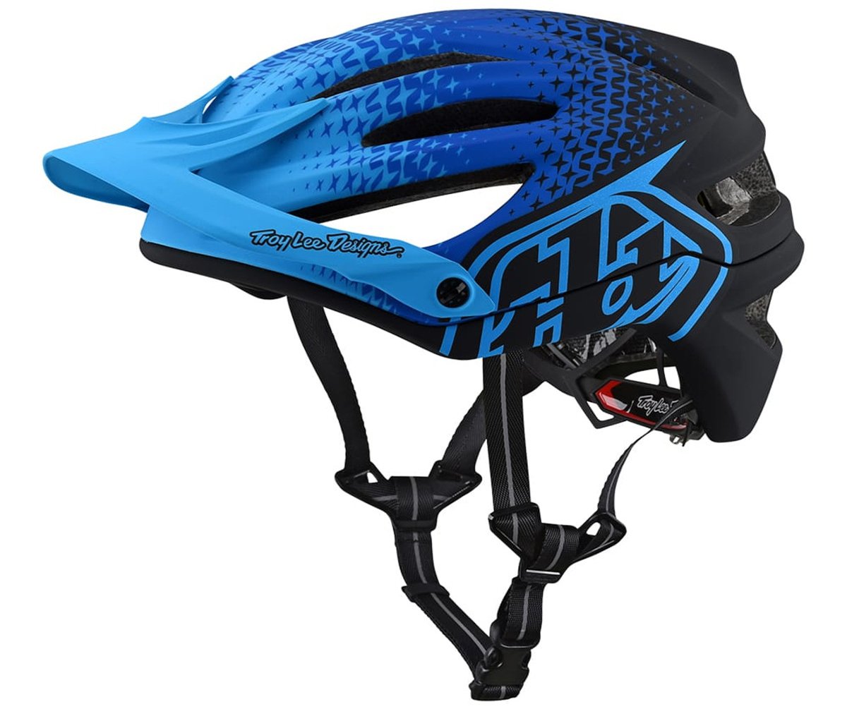 Troy Lee Designs A2 MIPS MTB Helmet - Starburst - Ocean - 2018 Ocean Medium/Large