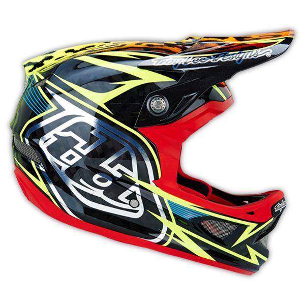 Troy Lee Designs D3 Carbon Full Face Helmet - Speeda Yellow Speeda Yellow Medium