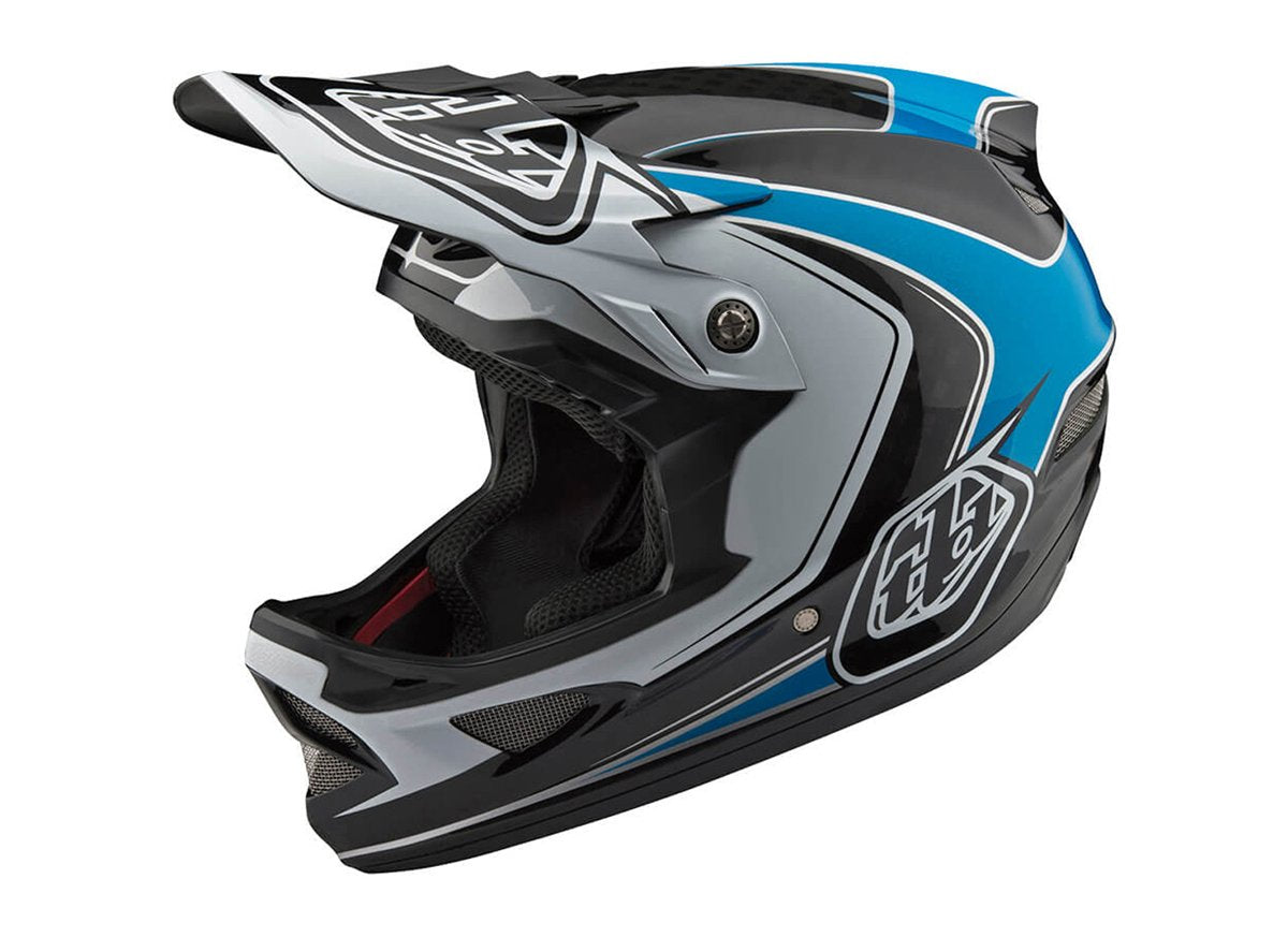 Troy Lee Designs D3 Carbon MIPS Full Face Helmet - Mirage - Ocean - 2018 Mirage Ocean - NLM Medium