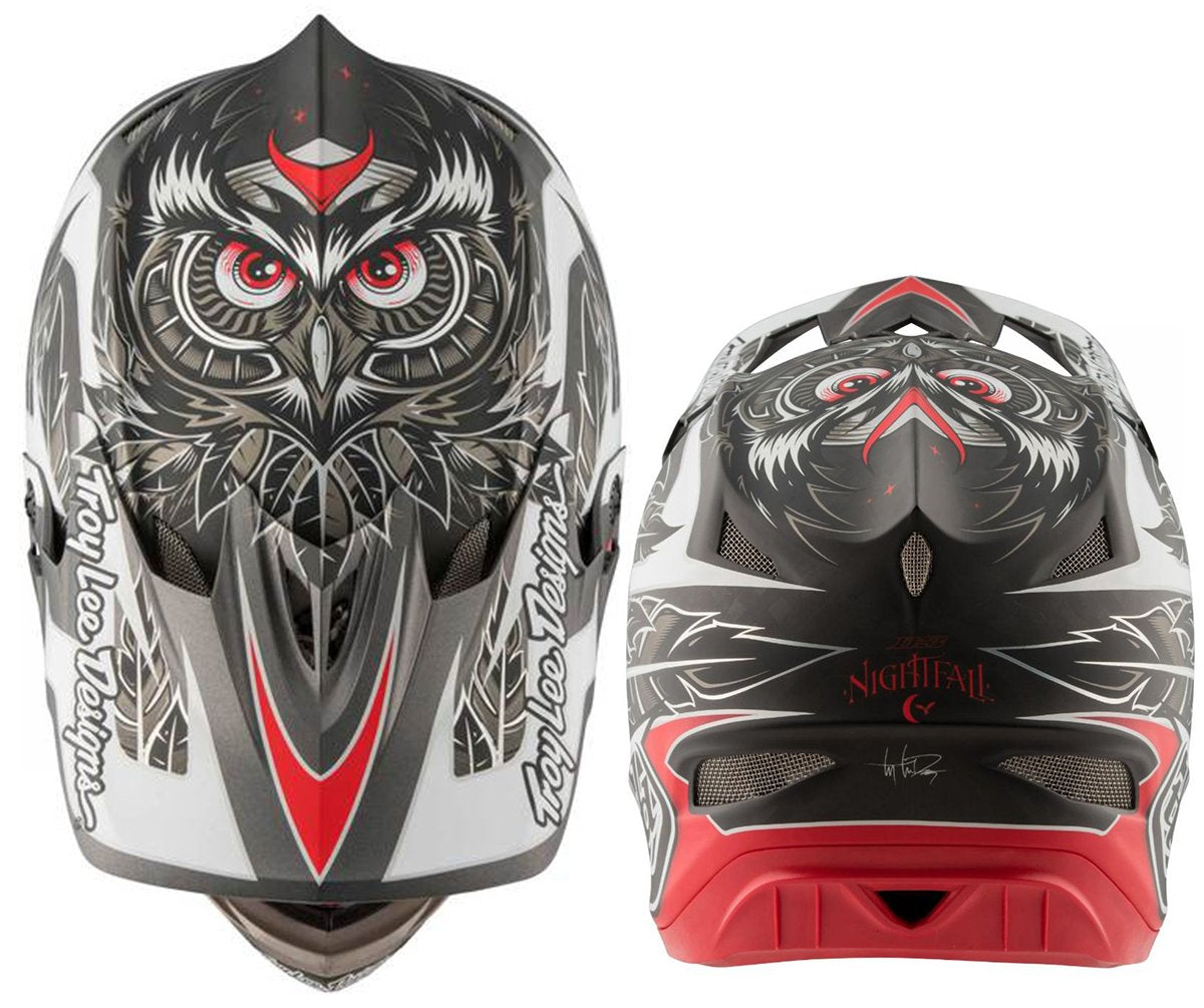 Troy Lee Designs D3 Composite Full Face Helmet - Nightfall Black