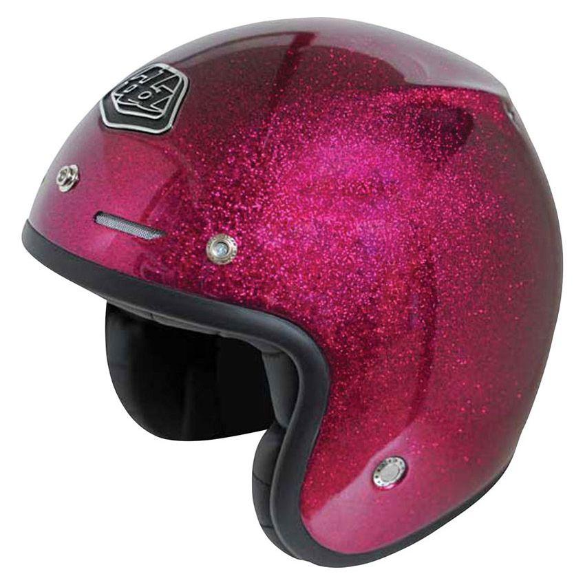 Troy Lee Designs Metal Flake Full Face Helmet - Purple Purple X-Large