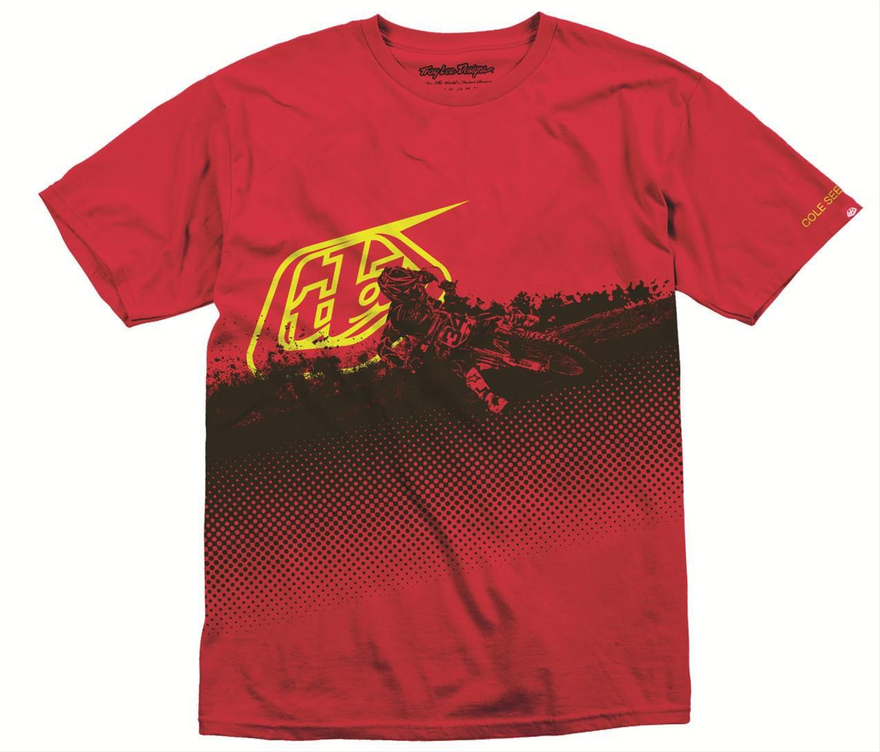 Troy Lee Designs Seely Tee - Red Red X-Large