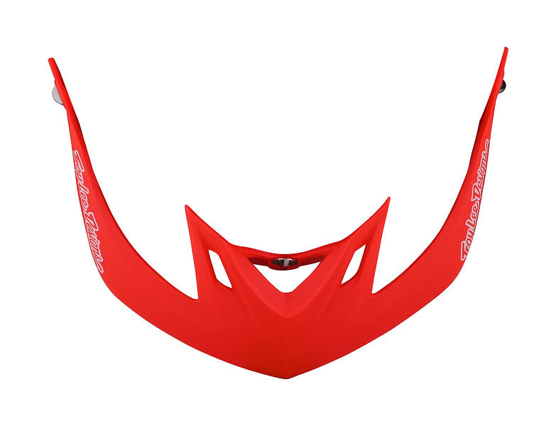 Troy Lee Designs A2 Replacement Visor - Silhouette - Red Red