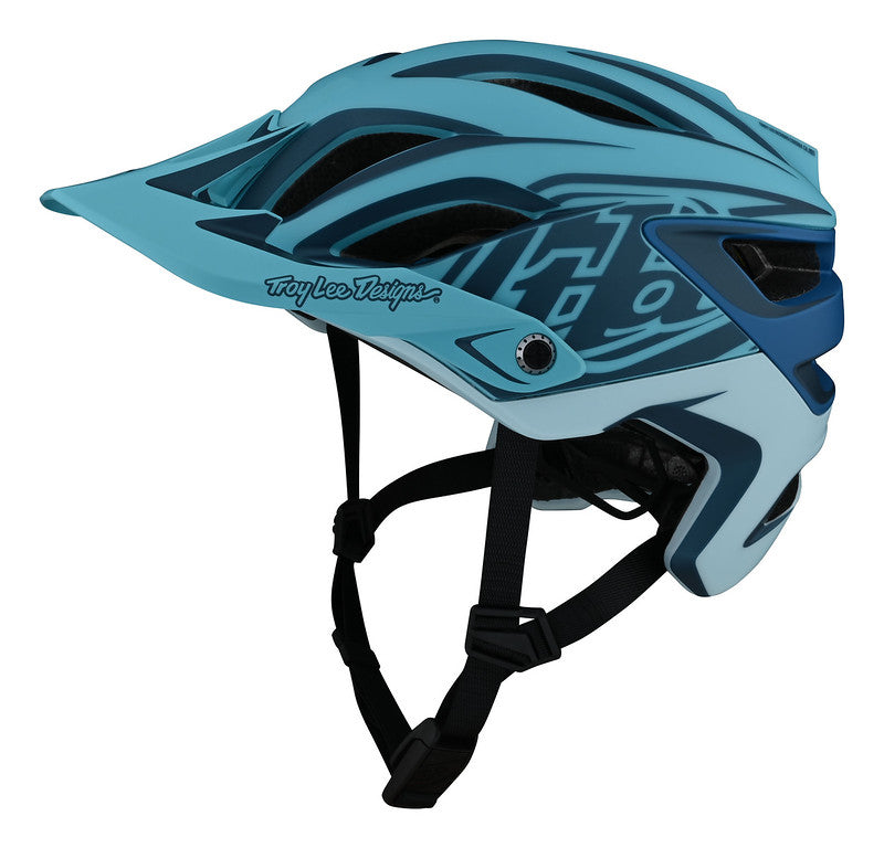 aqua blue bike helmet Troy Lee Designs A3 MIPS MTB Helmet