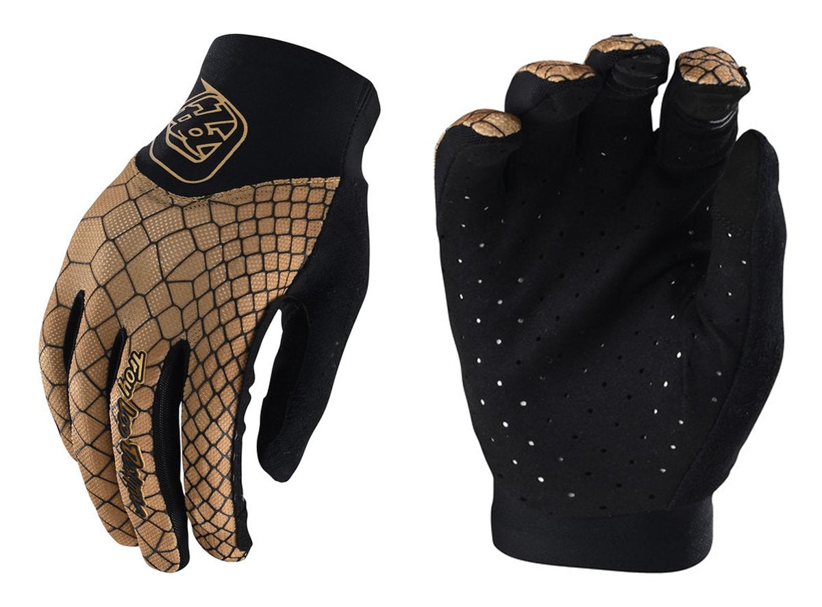 Troy Lee Designs Ace MTB Glove - Womens - Snake Gold - 2021 Snake Gold Small
