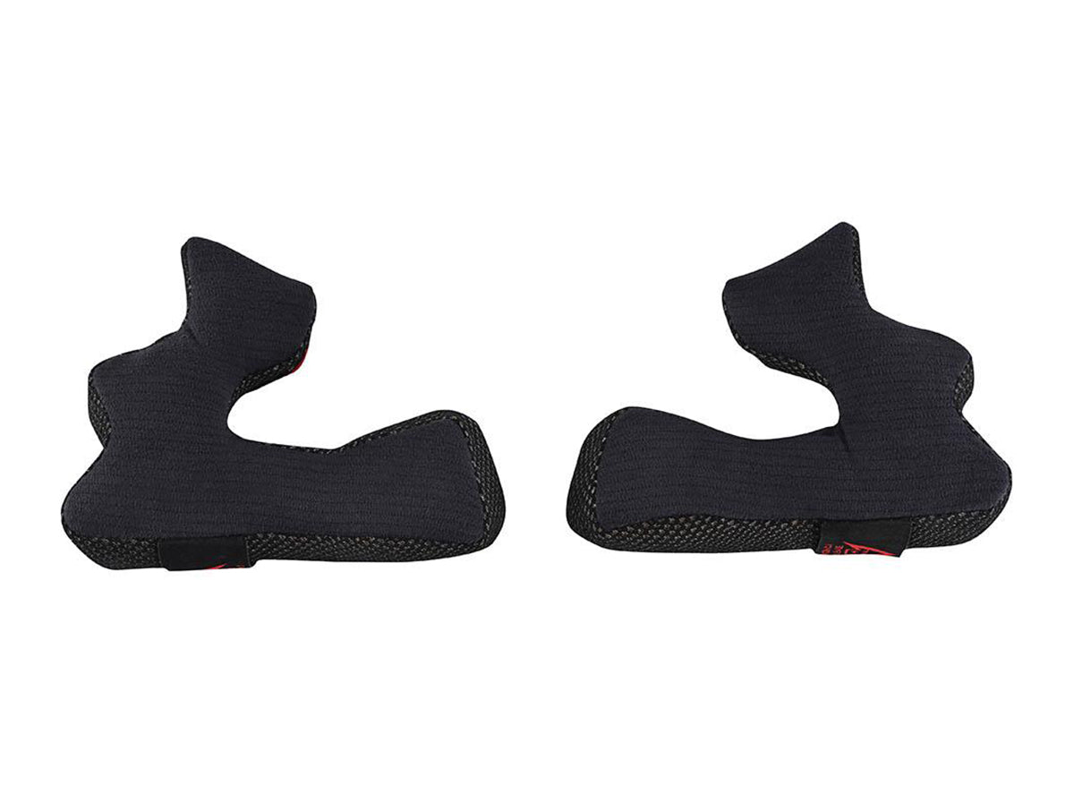 Troy Lee Designs D4 Replacement Cheek Pads - Black Black Small