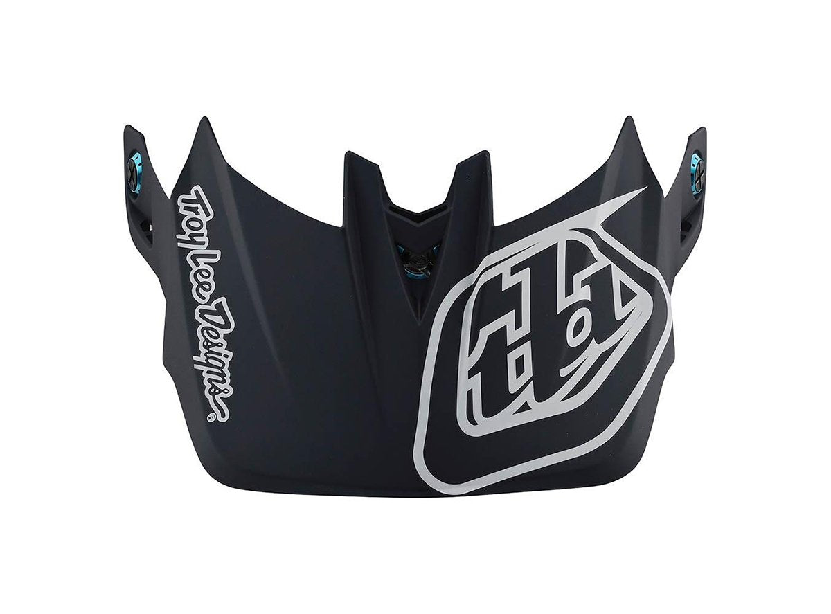 Troy Lee Designs D4 Replacement Visor - Mirage - Navy-White Navy - White