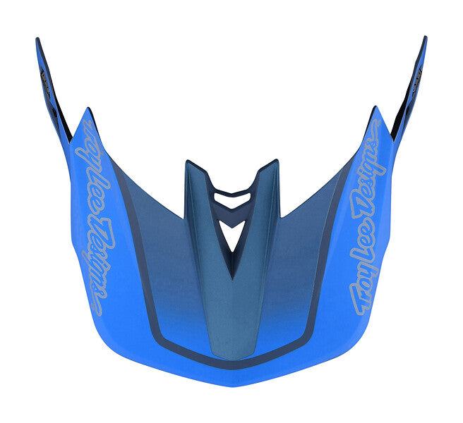 Troy Lee Designs D4 Replacement Visor - Qualifier - Slate Red Slate - Red