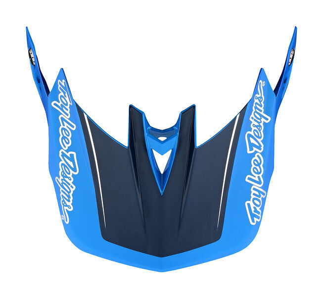 Troy Lee Designs D4 Replacement Visor - Shadow - Blue Blue