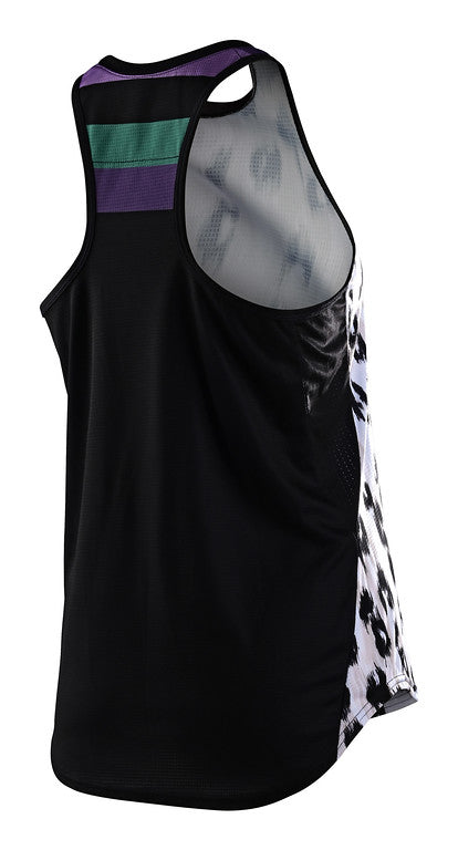 Troy Lee Designs Luxe Tank - Womens - Wild Cat - White