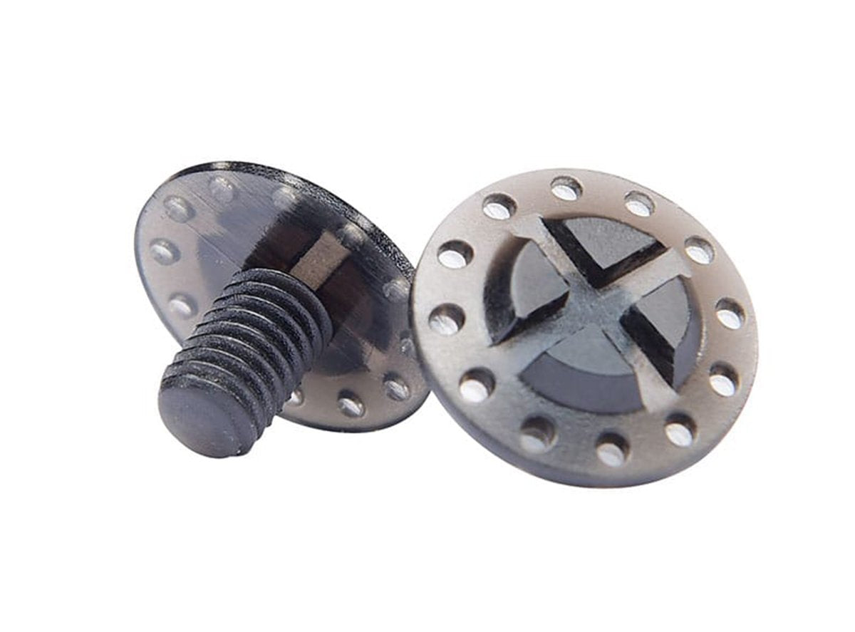 Troy Lee Designs SE4/D3 Replacement Visor Screw - Black Black 4 Pack