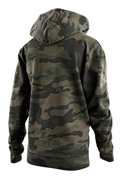 Troy Lee Designs Signature Pullover Hoodie - Youth - Camo Green ...