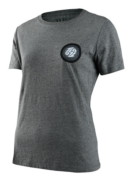 Troy Lee Designs Spun Short Sleeve Tee - Womens - Deep Heather Deep Heather Small
